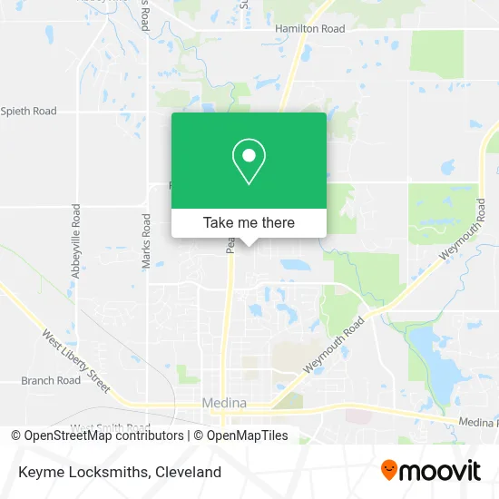 Keyme Locksmiths map