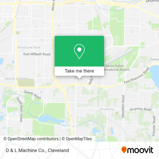 D & L Machine Co. map