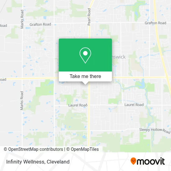 Infinity Wellness map