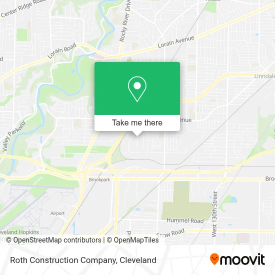 Roth Construction Company map