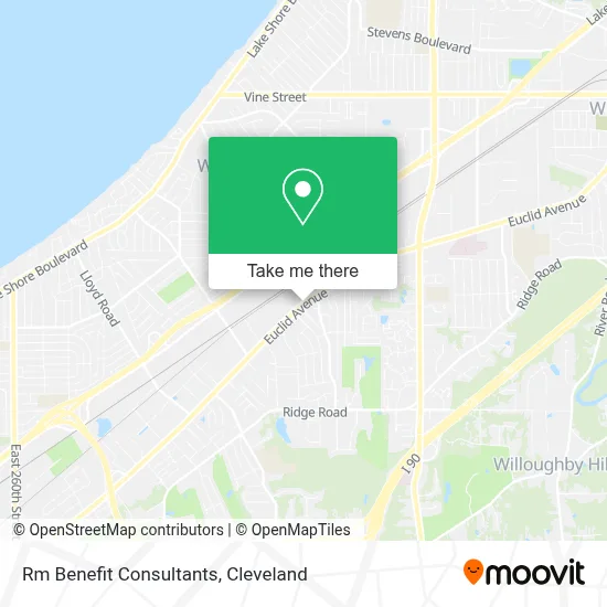 Rm Benefit Consultants map