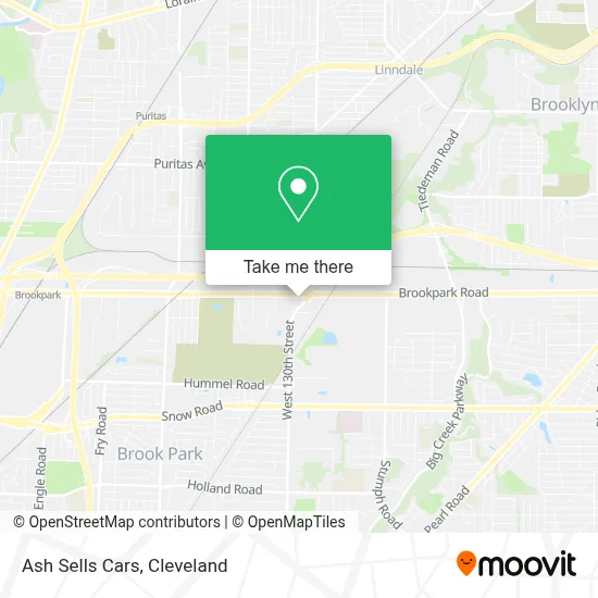 Ash Sells Cars map