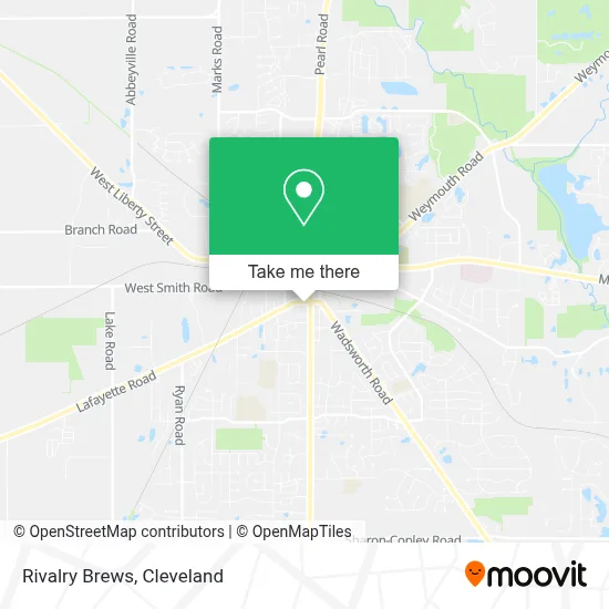 Rivalry Brews map