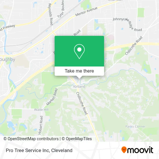 Pro Tree Service Inc map