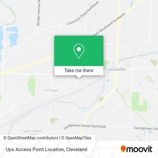 Ups Access Point Location map