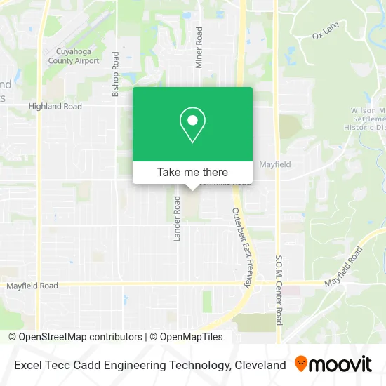 Excel Tecc Cadd Engineering Technology map