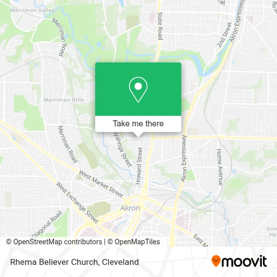 Rhema Believer Church map