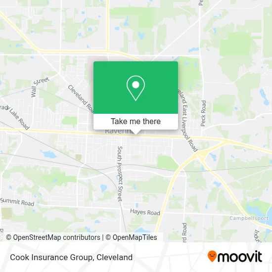 Cook Insurance Group map