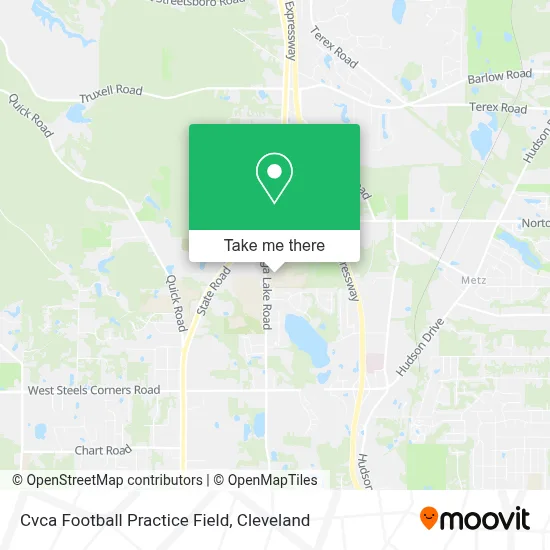 Cvca Football Practice Field map