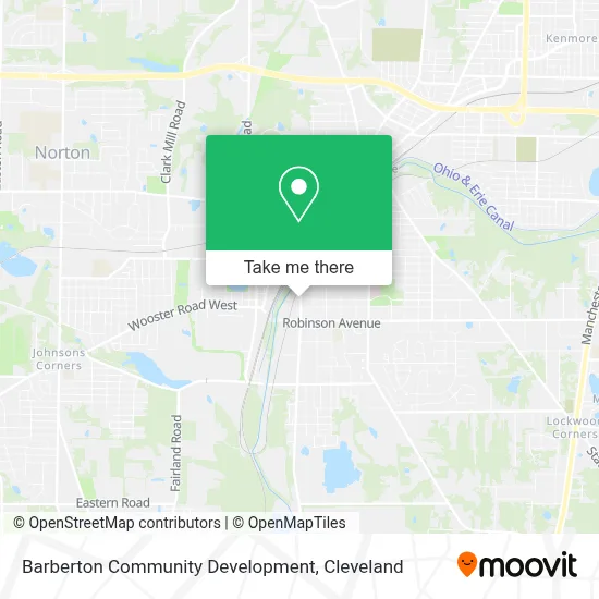 Barberton Community Development map