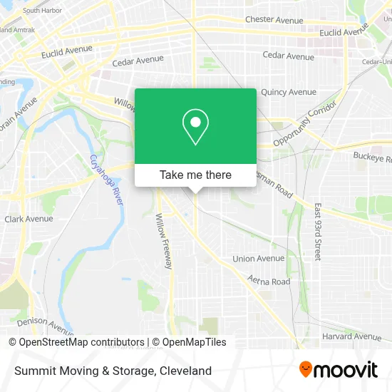 Summit Moving & Storage map