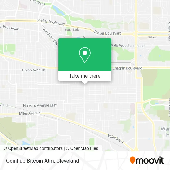 Coinhub Bitcoin Atm map
