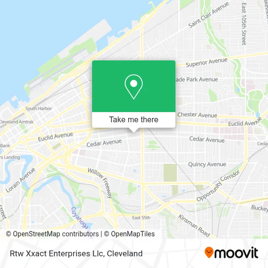 Rtw Xxact Enterprises Llc map