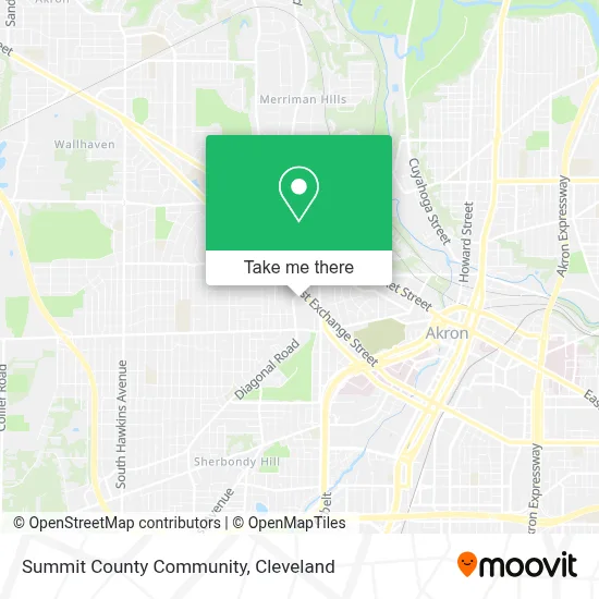 Summit County Community map