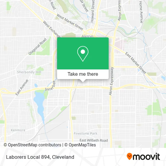 Laborers Local 894 map