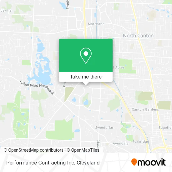 Performance Contracting Inc map
