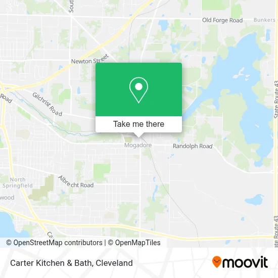 Carter Kitchen & Bath map
