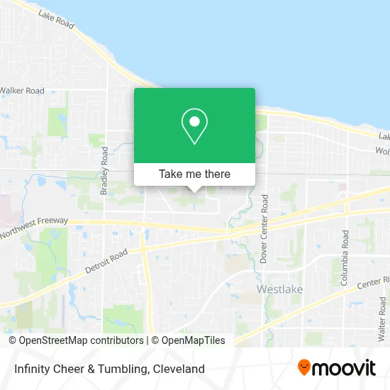 Infinity Cheer & Tumbling map