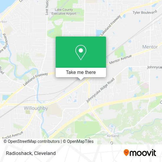 Radioshack map