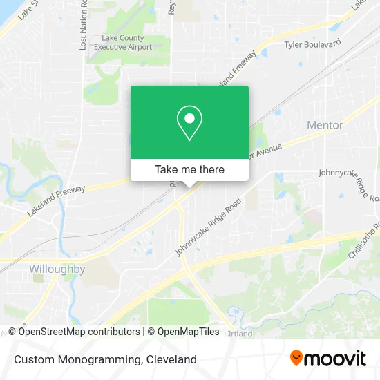 Custom Monogramming map