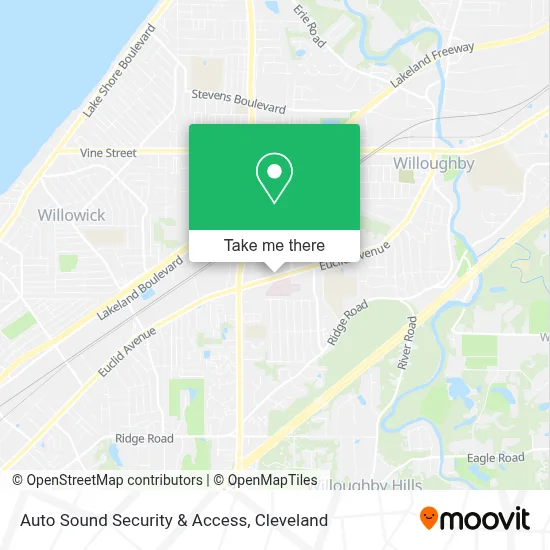Auto Sound Security & Access map