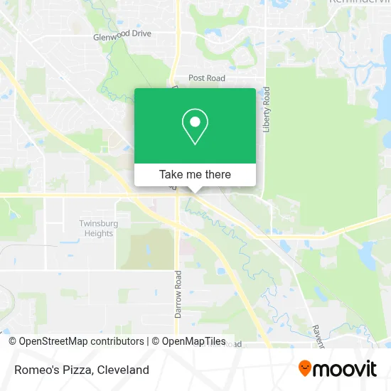 Romeo's Pizza map