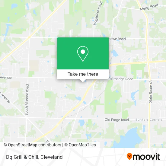 Dq Grill & Chill map