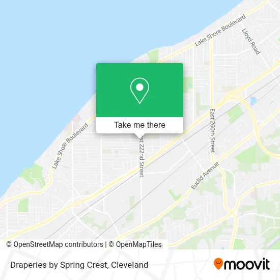 Draperies by Spring Crest map