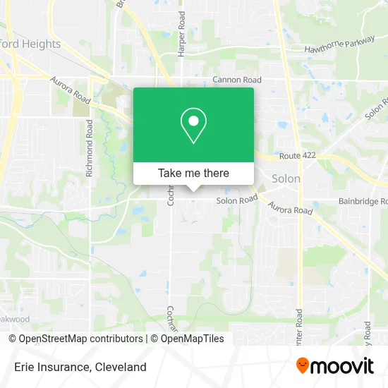 Erie Insurance map