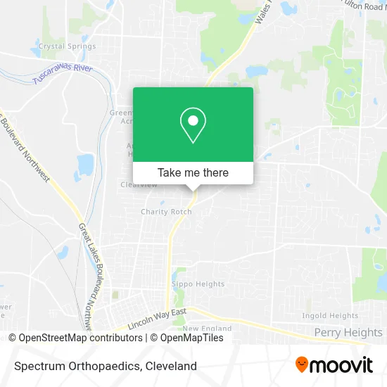 Spectrum Orthopaedics map