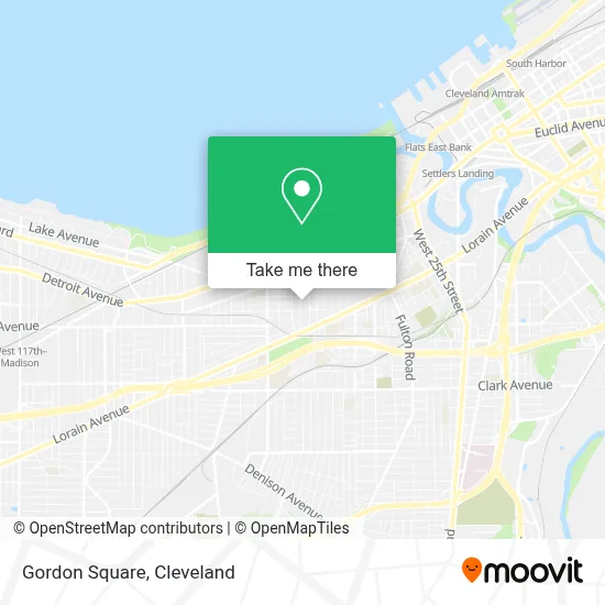 Gordon Square map