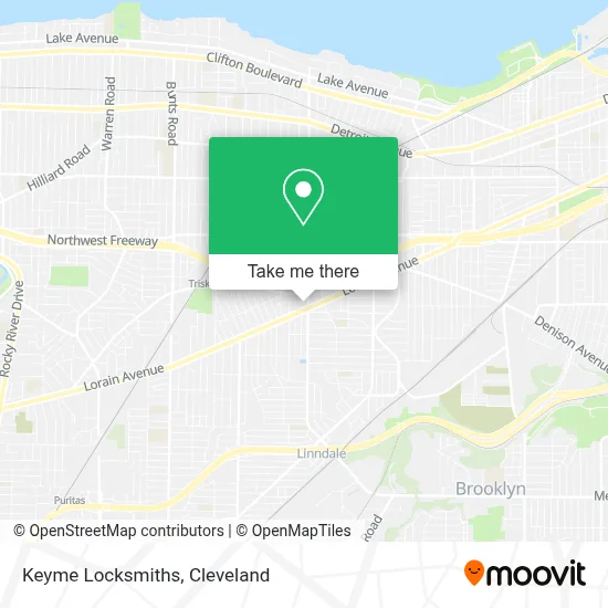Keyme Locksmiths map