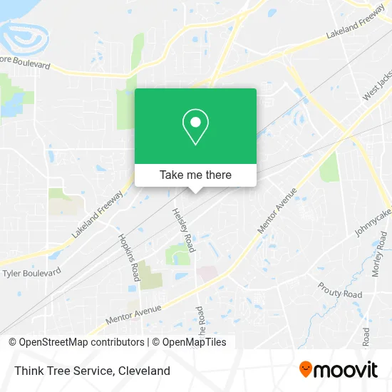 Think Tree Service map