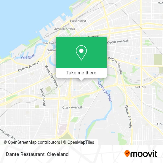 Ristorante Dante map