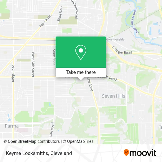 Keyme Locksmiths map