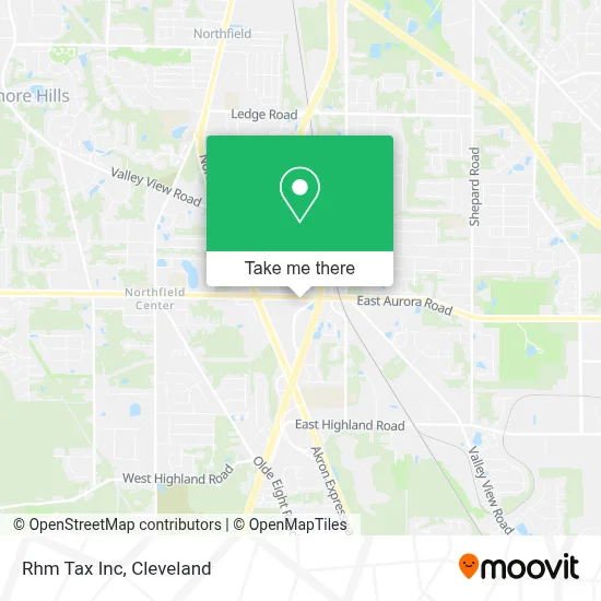 Rhm Tax Inc map