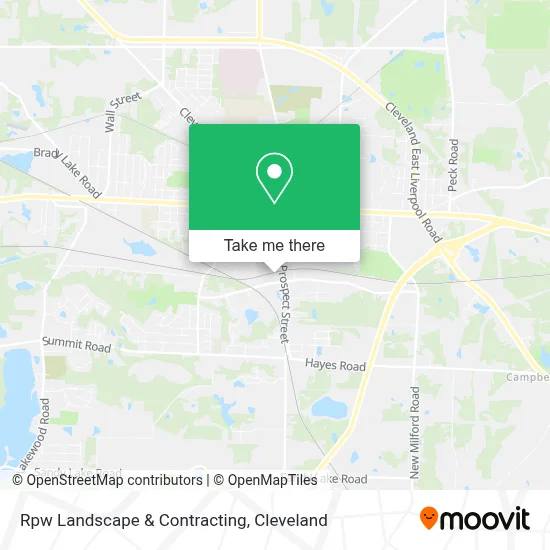 Rpw Landscape & Contracting map