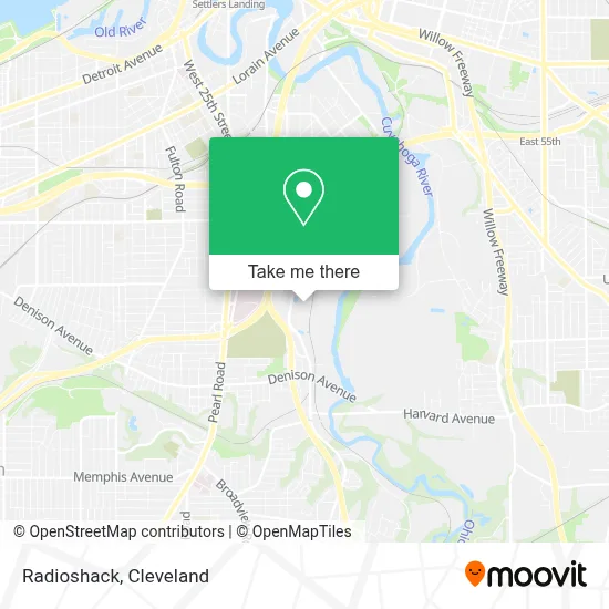 Radioshack map