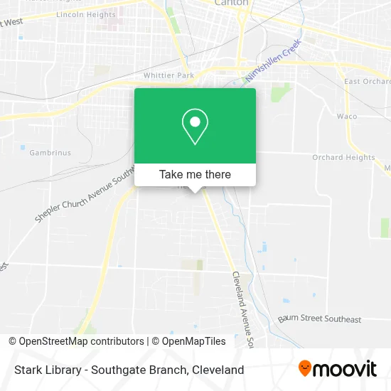 Stark Library - Southgate Branch map