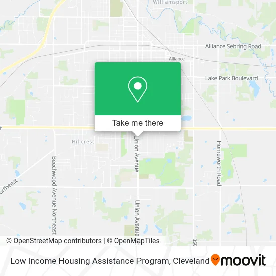 Low Income Housing Assistance Program map