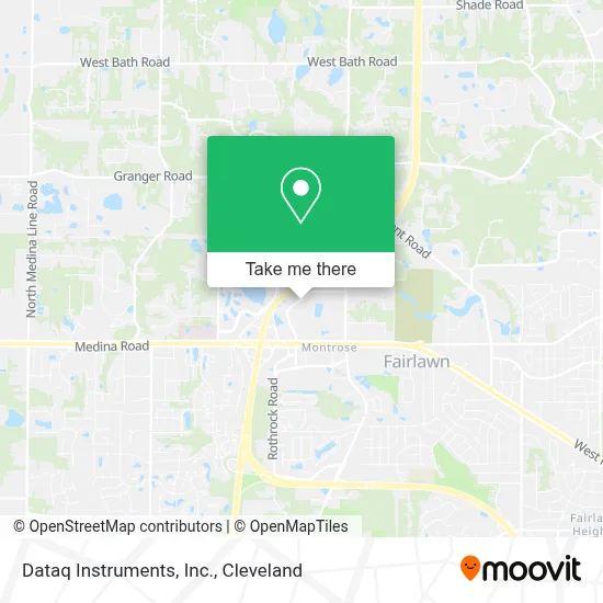 Dataq Instruments, Inc. map