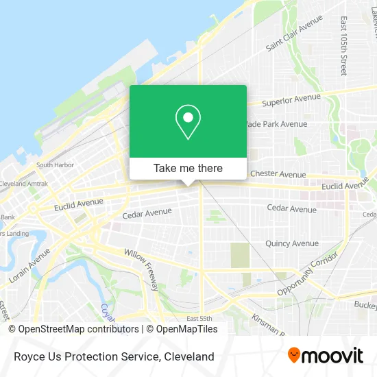 Royce Us Protection Service map