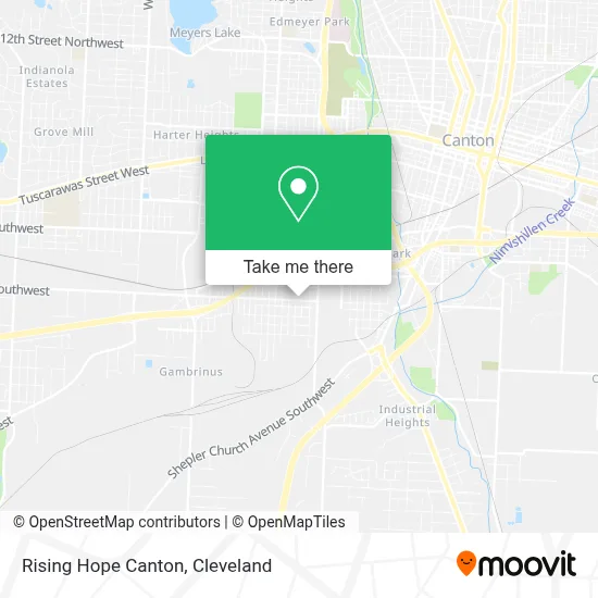 Rising Hope Canton map