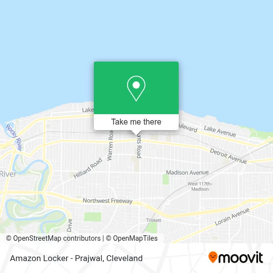Amazon Locker - Prajwal map