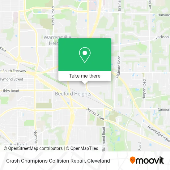 Crash Champions Collision Repair map