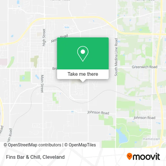 Fins Bar & Chill map