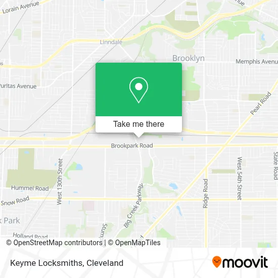 Keyme Locksmiths map