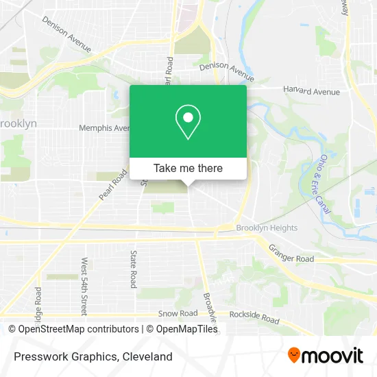 Presswork Graphics map