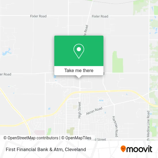 First Financial Bank & Atm map