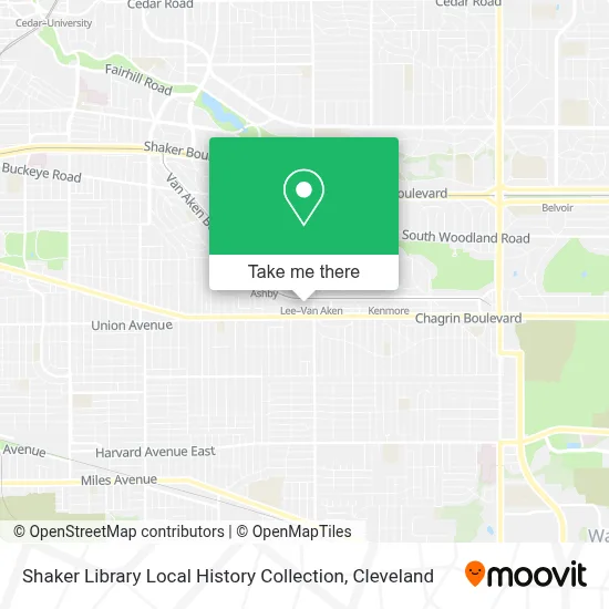 Shaker Library Local History Collection map